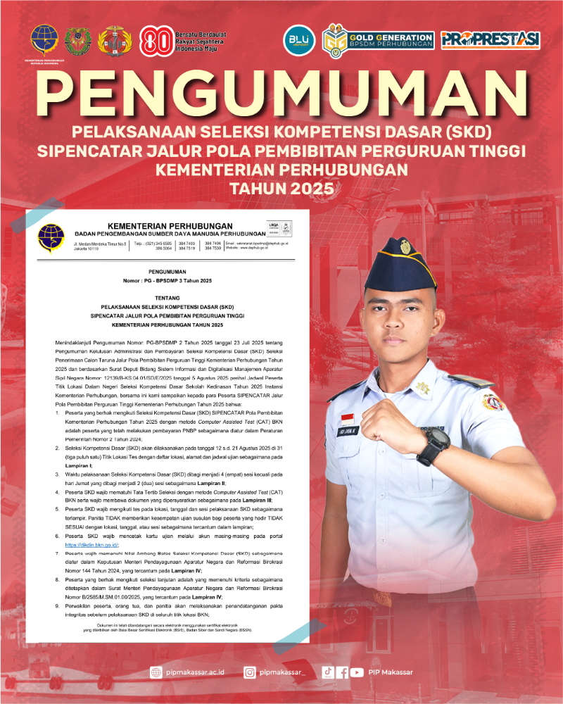 PIP Makassar - POLITEKNIK ILMU PELAYARAN MAKASSAR