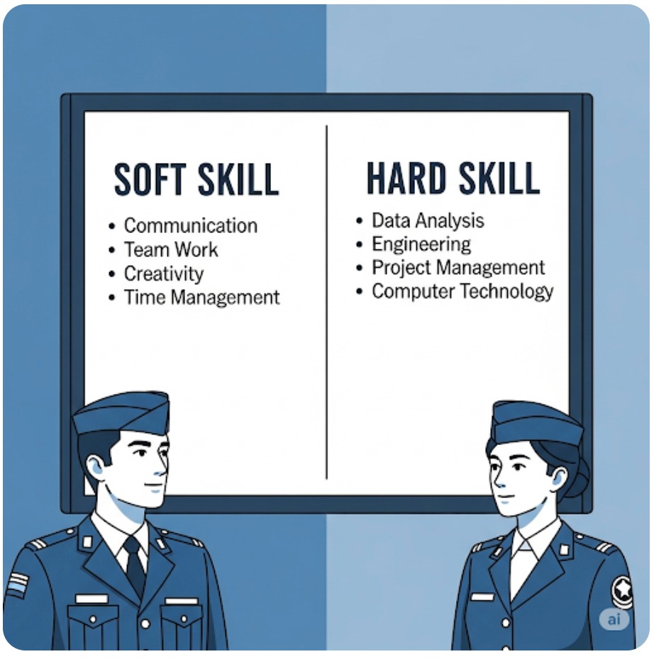 Infografis Soft Skill vs Hard Skill